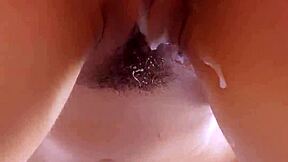 Asian Jade Kush Pushes Creampie Cum from Tight Pussy