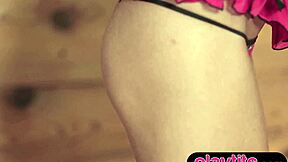 Petite Hungarian Milf Strips Tanned Perky Boobs Naked