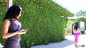 caught my young stepmom fuckin my small tits with big black cock now joinin our taboo ffm threesome ughh