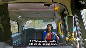 Colombian Hottie Pays Taxi Fare with Juicy Ass Ride and Squirting Cowgirl Action