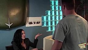 OFFICE ASSHOLE FUCKED HARD BY FELLA CREW DOUBLE PENETRATION!