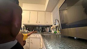 Throat goat thot stepsis ass fucked by homie bbc