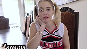 anastasia knight the cheerleader rims balls and ass like a pro