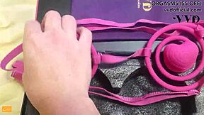 vvd bikini unboxing leads to first nipple orgasm for teen