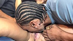 New mailgirl loves huge black cock pounding her ass - full vid on red!