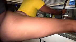 Throat goat thot stepsis ass fucked by homie bbc
