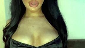 Intense stepdaughter fingers pussy as stepdad lurks next door