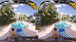 they enter a lush garden where petite beauty meets massive black cock in nature's embrace