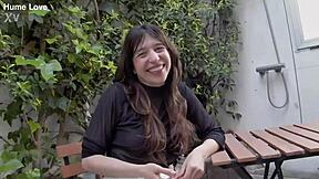 My tinder date's throat takes my cock balls deep!