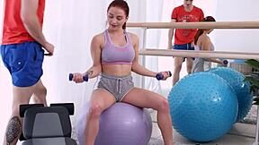 Teeny Lovers - Lelya Mult's Ass Stretching Workout with Lover