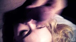 Daddy gives stepdaughter epic blowjob with close-up facial cumshot pov