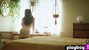 SMALL TITS TEEN JANE WILDE RIPS LINGERIE BARE ASS