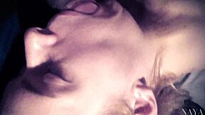 Daddy gives stepdaughter epic blowjob with close-up facial cumshot pov