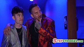 took stepson to strip club but stepdaughter ronnie violet dances then fucks