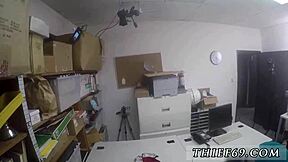 POLICE POUNDS PETITE HOOKER WHILE COP LICKS HER PUSSY!