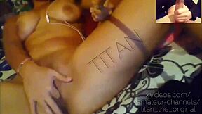 venezolana cachonda calls me naked, fingers her big tits pussy on videocall ughh