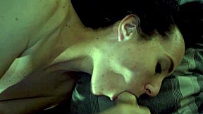 Pov Homemade Blowjob Ends with Huge Cumshot on Petite Wife's Face