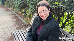 Torbe catches busty Latina Lulita Star for epic blowjob and full swallow!