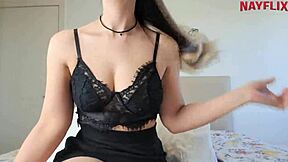 come miss your little blonde with natural tits giving hot joi