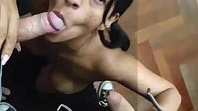 amateur latina milf and young guy call party men for double blowjob line