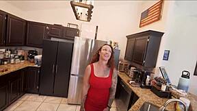Stepmom catches me cumming so hard part 1 luci power