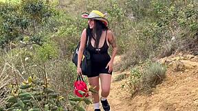 Pregnant Hottie Craves River Sex And Gets Pounded Outdoors