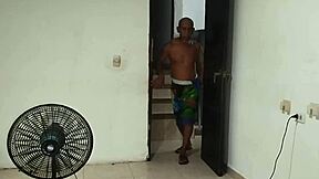 Papi, your fat stepdaughter's huge ass in VR glasses made you lick her hairy pussy before face-fucking cumshot!