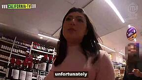 Naughty Latina Teens Flash Big Ass Boobs No Panties At Market!