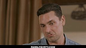 skinny blonde stepdaughter threesome stepdad stepbro athena fleurs 😈🍆💦