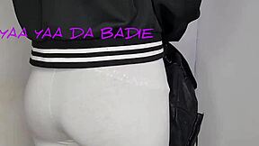 check out this schoolgirl shaking her tight little ass like a total slut