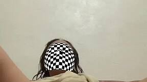 Fresh Out Of The Shower And Already So Horny She Fingers Her Young Filipina Pussy