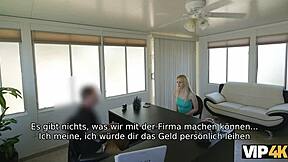 😍 Allie Rae strips then fucks for cash on camera 💦 Vip4k casting vibes!