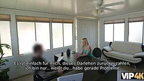 😍 Allie Rae strips then fucks for cash on camera 💦 Vip4k casting vibes!