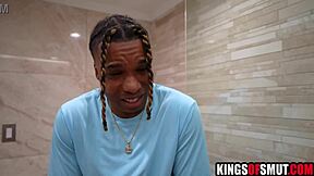 stepmom sydney paige showers black stepson bbc suck fuck 😍💦