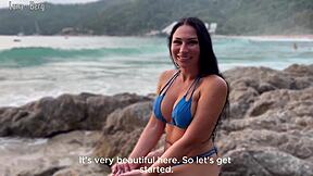 pickup model fucked all holes beach photoshoot part 1