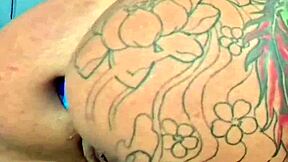 rough tattooed latina gets eaten fucked doggy cowgirl pov all day