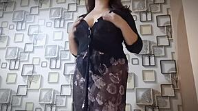 Hot Asian's Passionate Big Tits Tease for Lover!