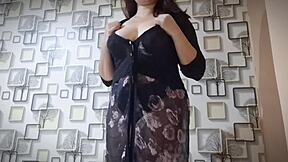 Hot Asian's Passionate Big Tits Tease for Lover!