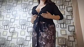 Hot Asian's Passionate Big Tits Tease for Lover!