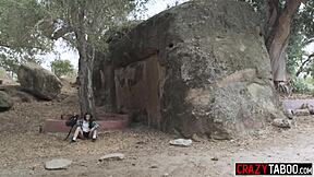 april olsen grinds perfect ass on jane wilde's face in hot lesbian taboo fuck