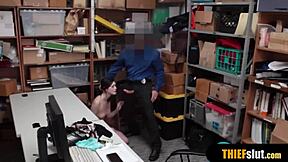 Yo check this emo brunette getting roughly doggystyled bent over!