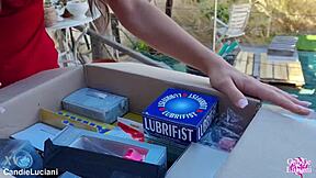 Unboxing a massive surprise package