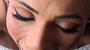 rough tattooed latina gets eaten fucked doggy cowgirl pov all day