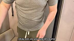 Busty blonde rides courier cock for wrong parcel pickup