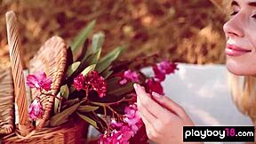 my petite shaved pussy throbs outdoors as i strip for you