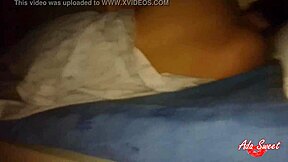 shhh... roommate sleeps while i grope my tits