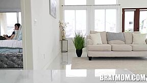 Stepmom Nickey Huntsman lets Juan El Caballo Loco Ricky Spanish join pounding