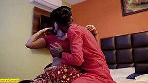 Bengali Boudi's Tight Pussy Bent Over for Cousin Devar's Rough Thrusts