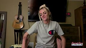 skinny sassy strips naked, rubs tits on cock 😘💦  