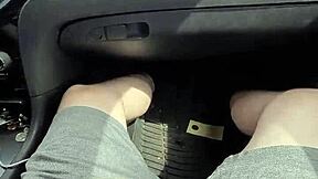 WOW, Public Car Handjob Leads to Massive Cumshot in Her Mouth During Blowjob!